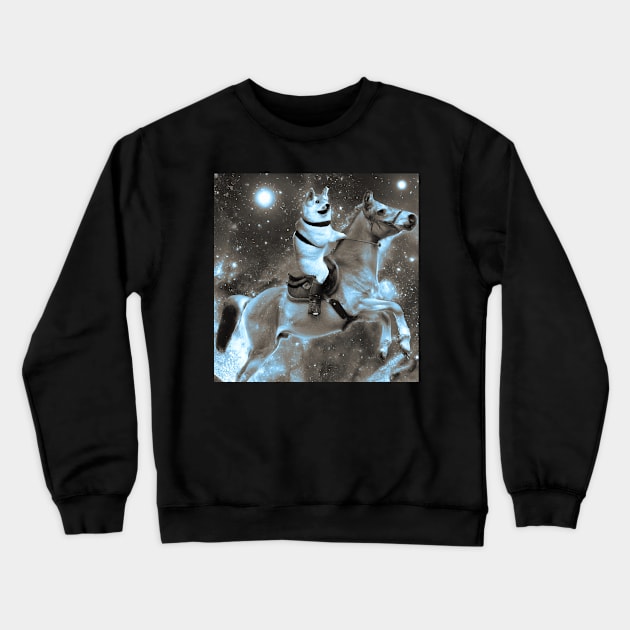 to the moon Crewneck Sweatshirt by big_owl